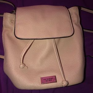 Mini Victoria secret draw string bag .